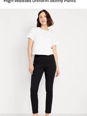 Old Navy Black High-Rise Skinny Pants
